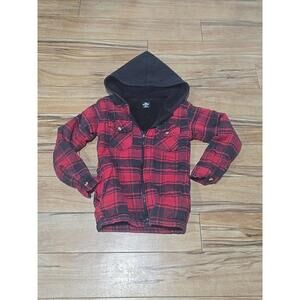 GT Revolution Boys Flannel Fleece Lined Zip Up Size‎ Small